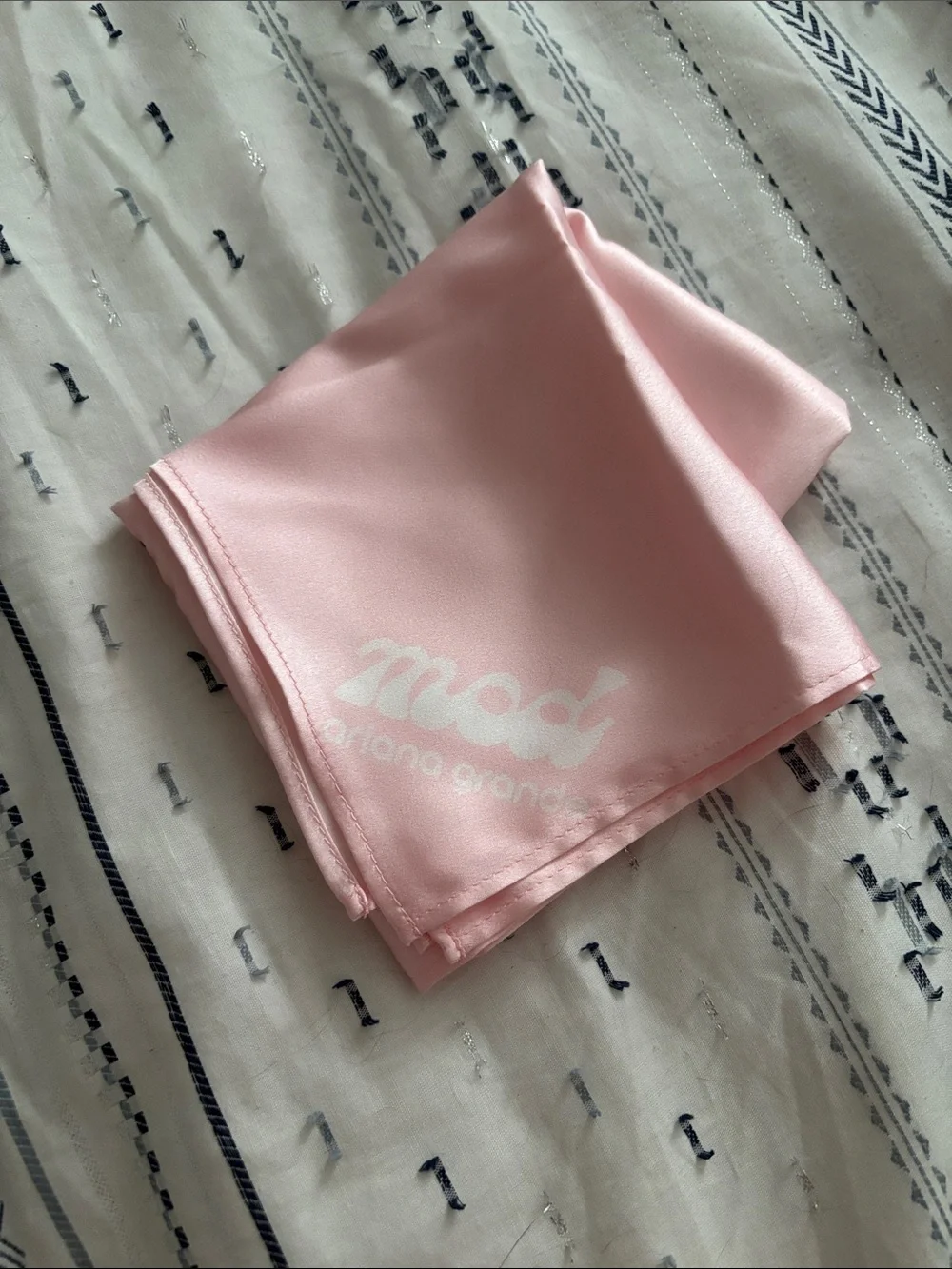 MOD by Ariana Grande Light Pink Bandana Scarf